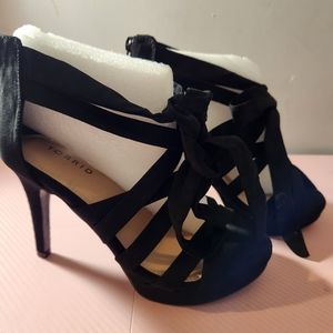 Strappy Wrap Platform Wedge